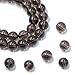 AD Beads Natural Gemstone Round Loose Beads 15 for Bracelet Necklace Earrings Jwelery Making Crafts DIY 4mm Smoky Quartz - Image 2