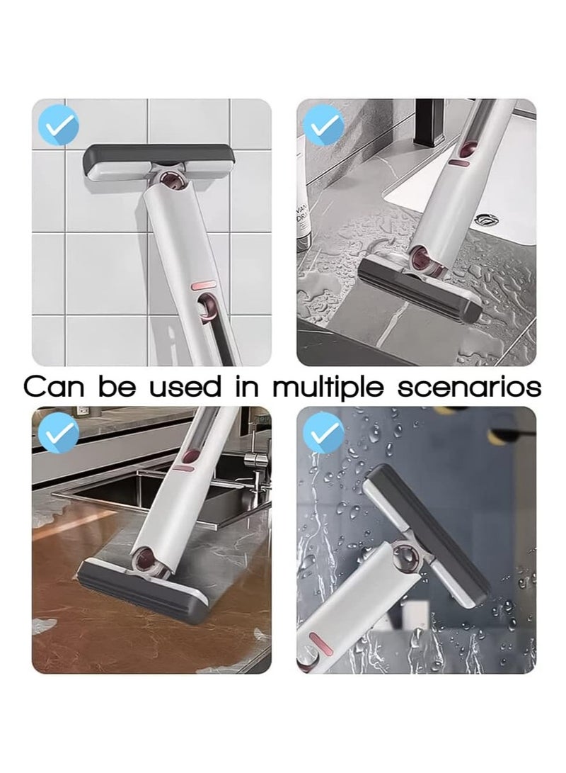 general Portable self-squeezing short mop, mini lazy wash-free strong absorbent mop, wet and dry, bathroom kitchen dishes desktop glass floor cleaning - Image 3