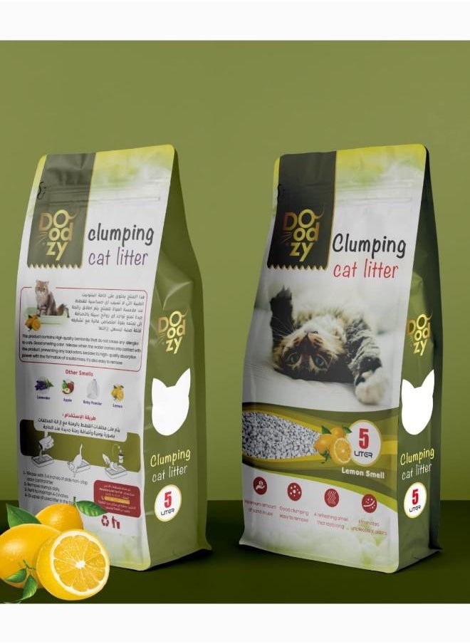 Doodzy Clumping Cat Lemon 5 L  - Image 2