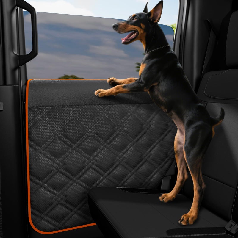 Surfcabin Door Protector from Dog Scratchingâ€“ 20% Larger Designed Dog for ð“ð«ð®ðœð¤ð¬ & ð‹ðšð«ð ðž ð’ð”ð•ð¬, 2 Packs [Left + Right] Thickened Waterproof Car Door Protector - Image 1