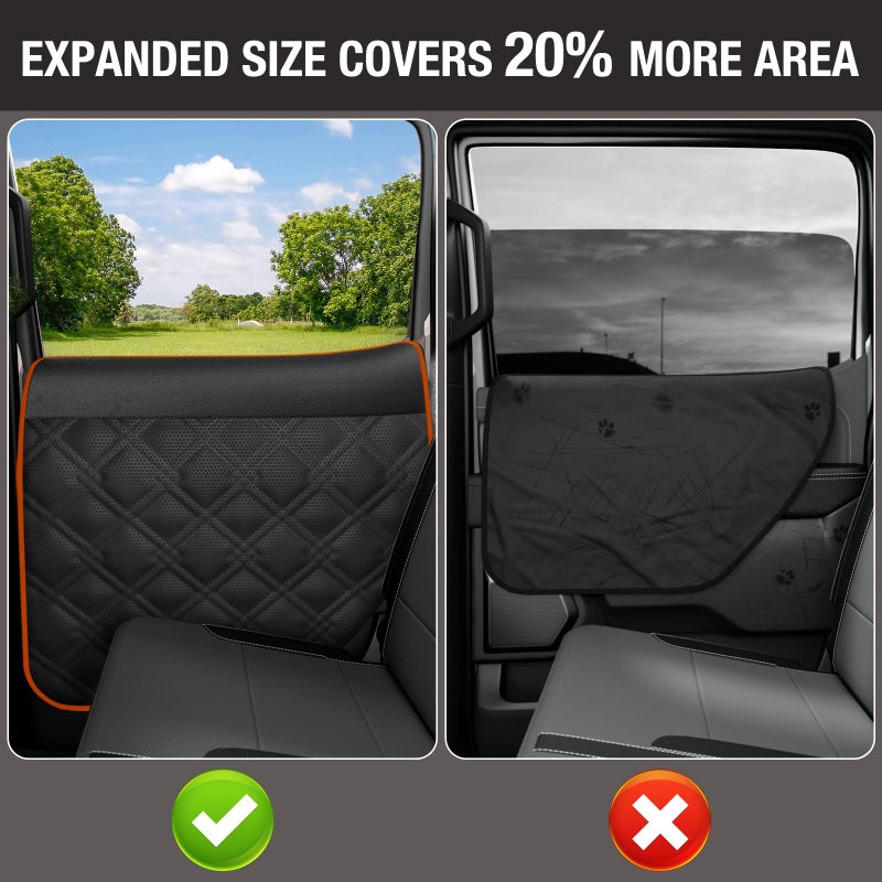 Surfcabin Door Protector from Dog Scratchingâ€“ 20% Larger Designed Dog for ð“ð«ð®ðœð¤ð¬ & ð‹ðšð«ð ðž ð’ð”ð•ð¬, 2 Packs [Left + Right] Thickened Waterproof Car Door Protector - Image 4