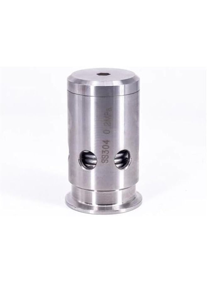1 Bar Pressure Relief Safety Valve Tri Clamp Adjustable Sanitary SUS304 Stainless Steel - Image 1