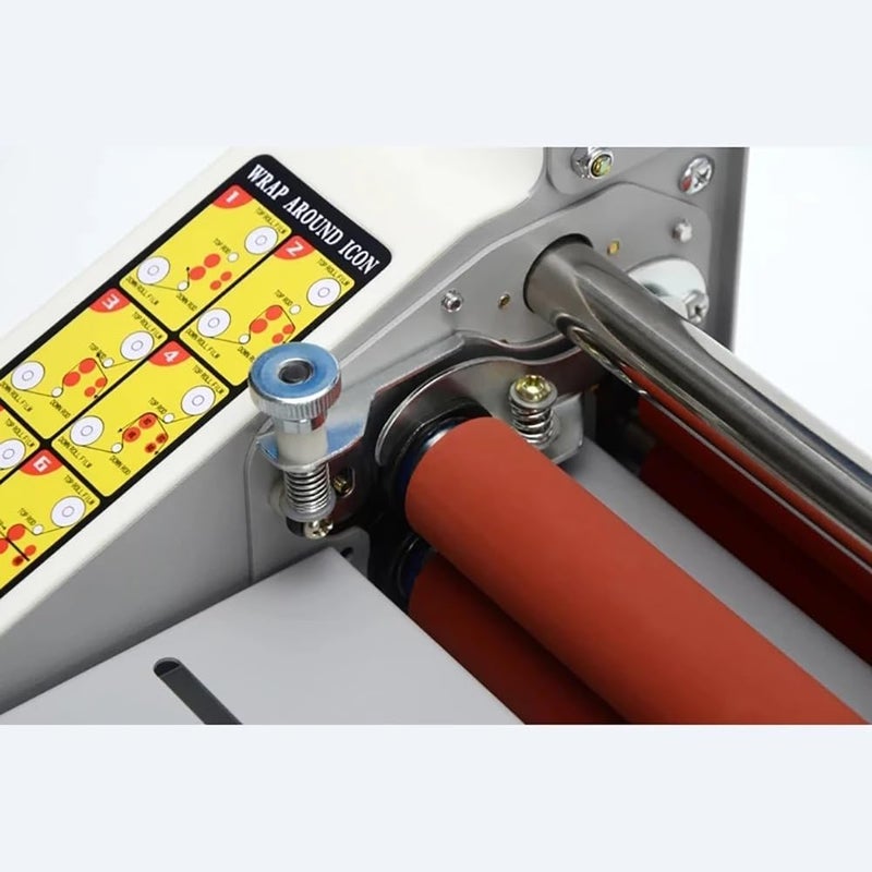 Laminating Machine - Portable Thermal Laminator with 4 Rubber Rollers - Double-Sided Lamination for School, Home, and Office - Coating Thickness 0.1-5Mm - Image 3