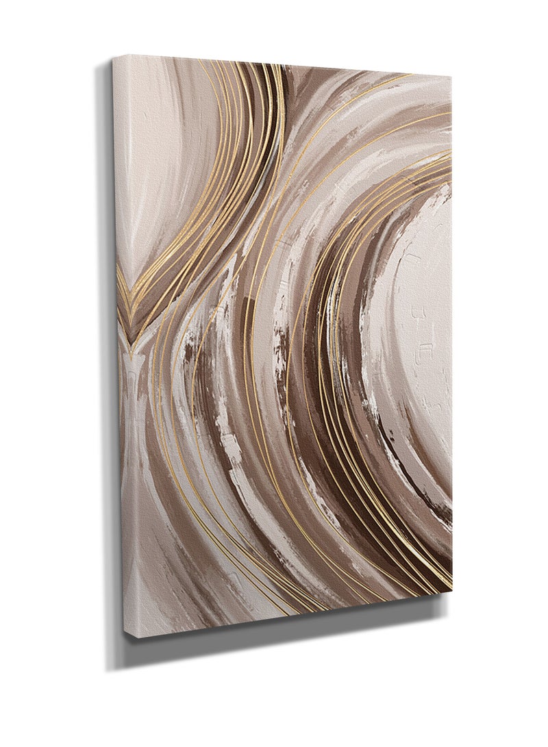 مودكلاس لوحة جدارية كانفس بتصميم تجريدي - Image 2