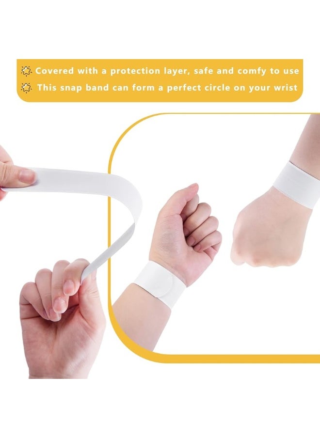 Mcpinky MCPINKY Slap Bracelets White,72PCS IHalloween DIY Slap Bands Halloween Toys for Kids Girls Boys Halloween Party Favors Halloween Treat Bags Gifts  - Image 3