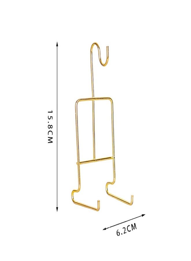 GSHLLO 2 Pcs Cup Saucer Holders Tea Cup Display Stand Metal Cup Plate Stand Rack Afternoon Tea Cup Rack Coffee Mug Organizer for Plate Teapot Tableware Display - Image 3