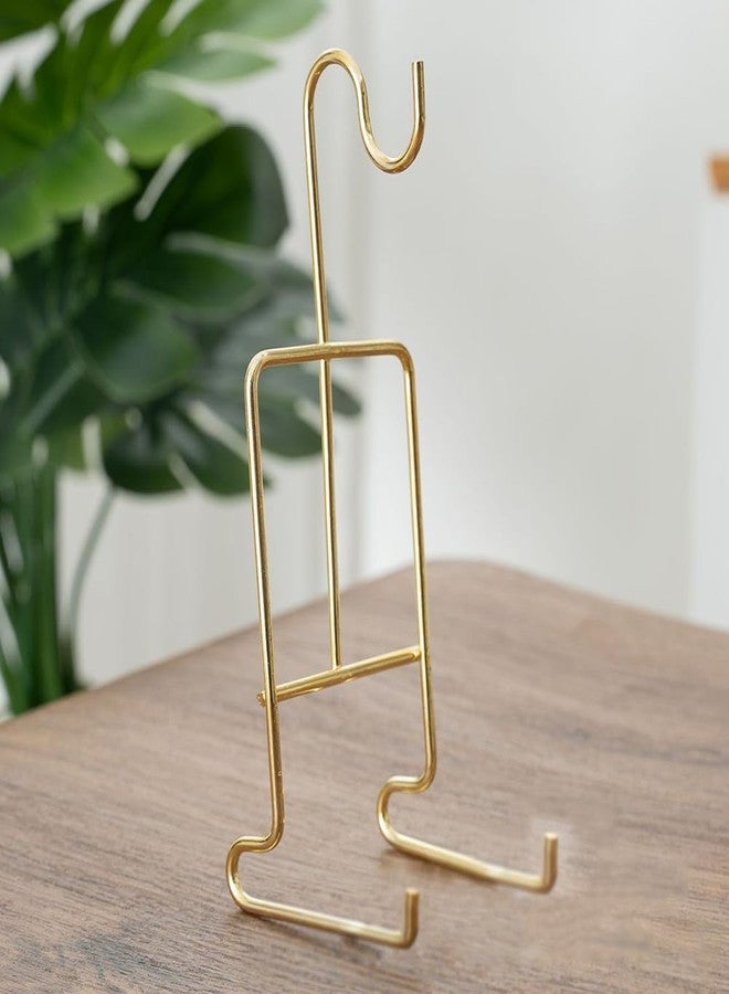 GSHLLO 2 Pcs Cup Saucer Holders Tea Cup Display Stand Metal Cup Plate Stand Rack Afternoon Tea Cup Rack Coffee Mug Organizer for Plate Teapot Tableware Display - Image 2