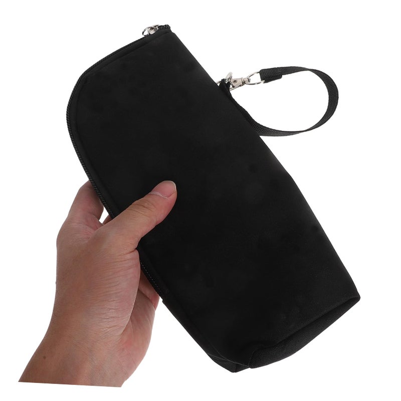 Portable Insulated Bottle Cooler Bag For Travel Breastmilk Storage Easy Clean Black - Image 5