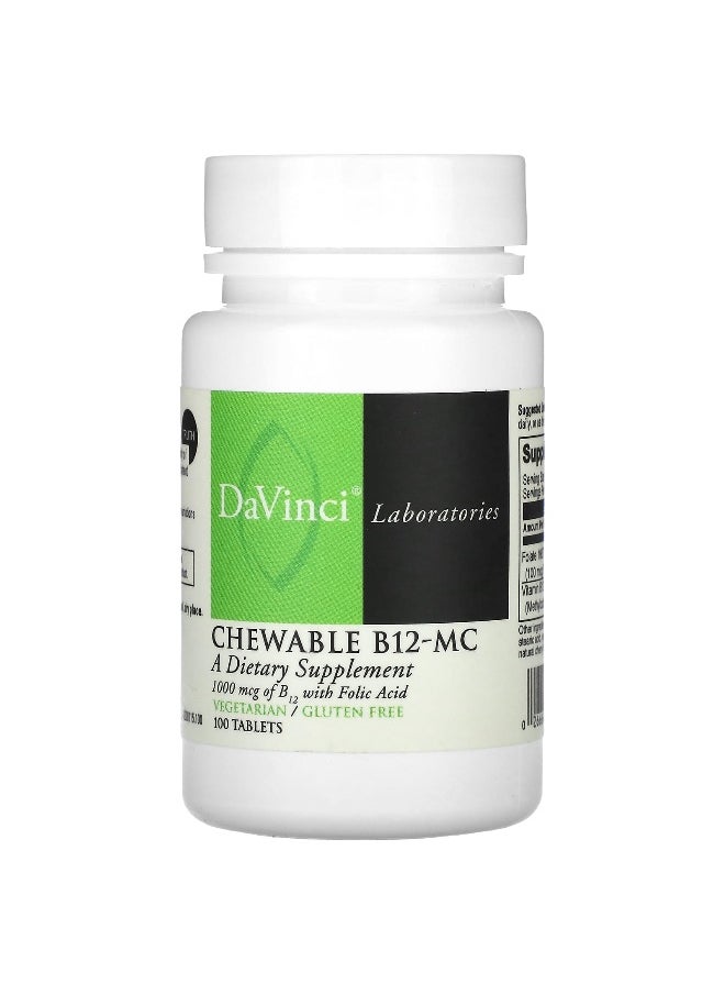 DaVinci Laboratories DaVinci Laboratories, Chewable B12-MC, 100 Tablets  - Image 1