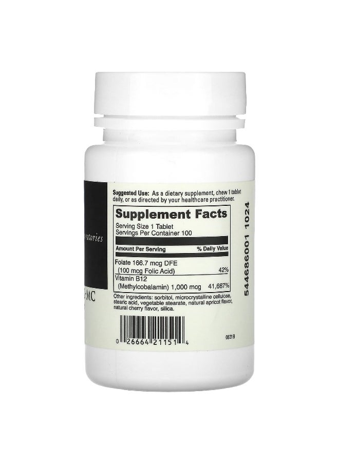 DaVinci Laboratories DaVinci Laboratories, Chewable B12-MC, 100 Tablets  - Image 2