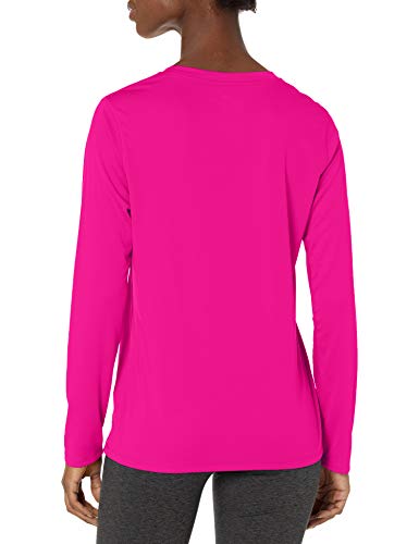 Hanes womens Sport Cool Dri Performance Long Sleeve T-shirt Shirt, Fresh Berry, Small US - Image 2