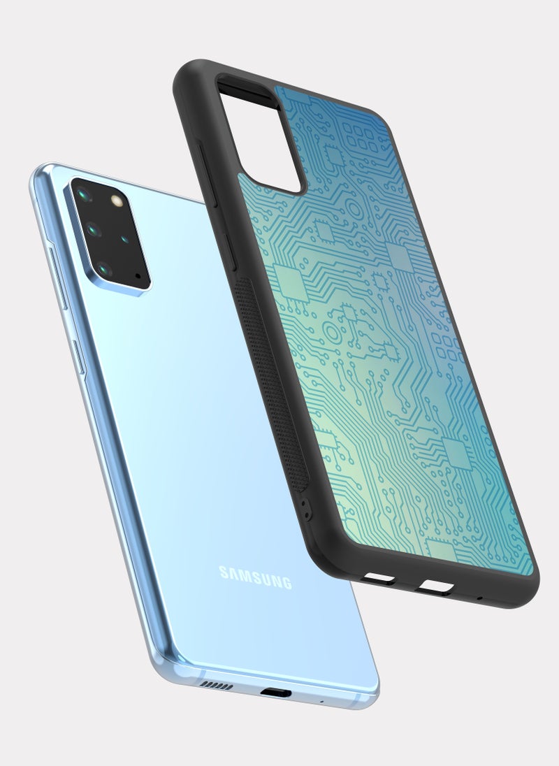 بكسلات كفر سامسونج جالكسي اس 20 بلس لوحة دوائر كهربائية ازرق - Image 2