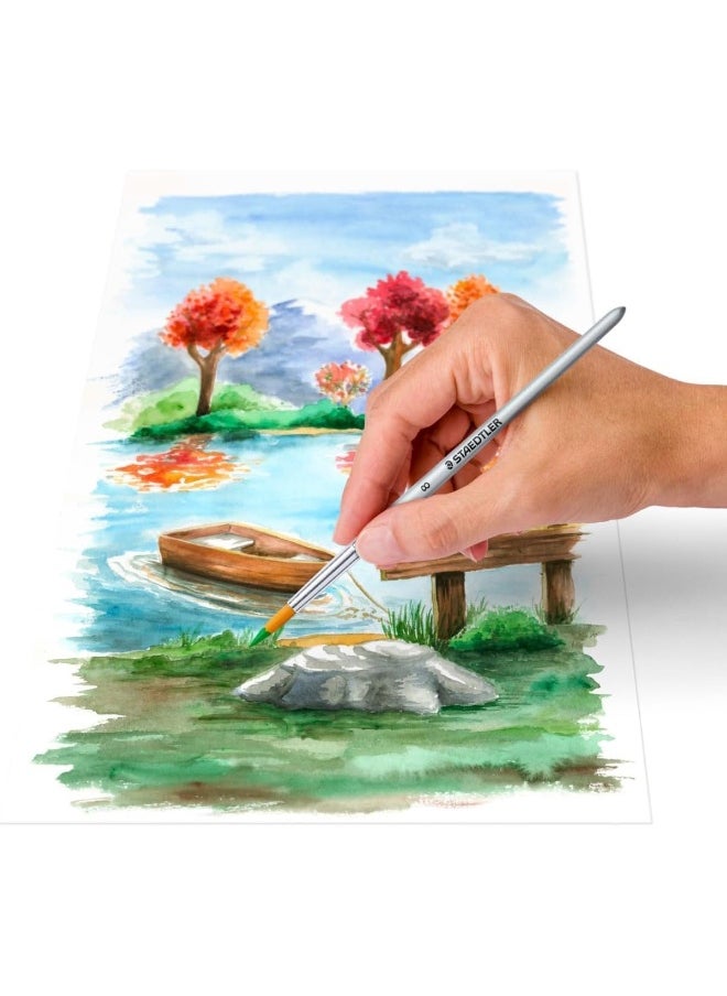 STAEDTLER مجموعة أنابيب الطلاء بالألوان المائية من ستيدلر 12 لونًا  - Image 5