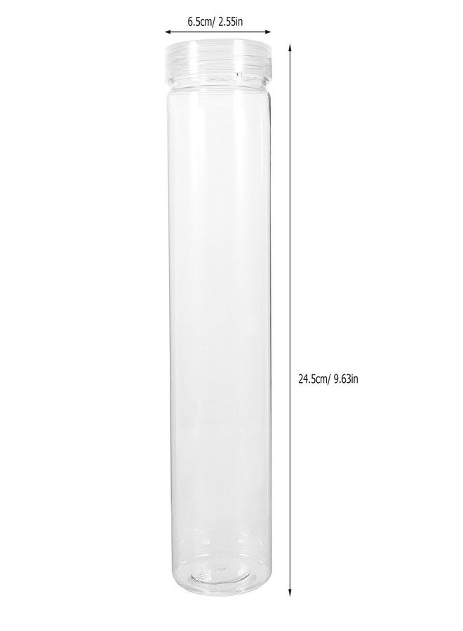 Hemobllo Kitchen Storage Containers 3-Pack Clear Plastic Jars with Lids 24Oz Airtight Food Storage Canisters for Pantry Organization Cereal Sugar Nut - Image 3