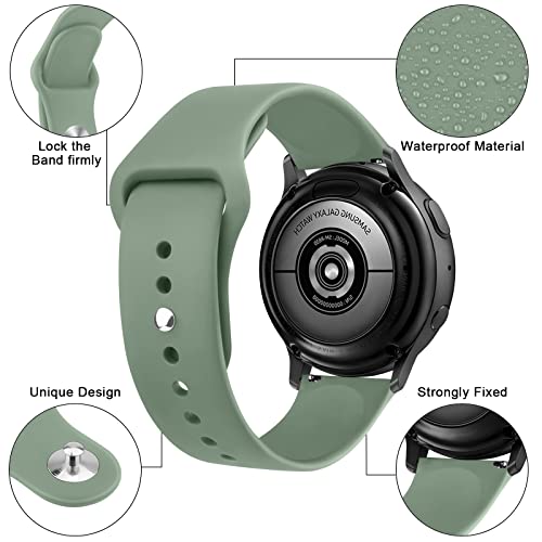 Meliya Bands for Moonswatch Watch, Soft Silicone Strap Compatible with Omega X Swatch Moonswatch Speedmaster/Rolex/SEIKO 20mm Watch, Swatch Omega Moonswatch Speedmaster Watch Replacement Band for Women Men (Cactus) - Image 2