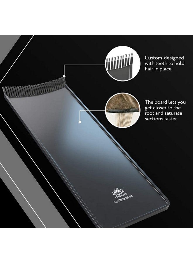 Cooboard Authentic Cooboard Balayage Board with Teeth | Original Highlighting Paddle from The Maker of Cooboard Hair Highlighting Kit | Easy to Clean, Sturdy, Lightweight (Black) - Image 2