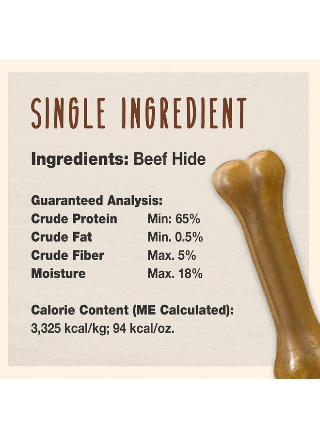 Cadet Cadet Premium Grade Pressed Beef Hide Bones, Long Lasting Rawhide Dog Chews, 6.5 Inch (12 Count)  - Image 3