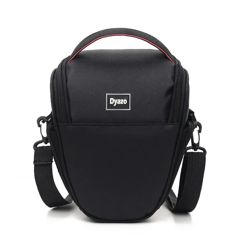 Dyazo Compact Water Resistant Camera Bag/Case with Side Pockets & Adjustable Shoulder Strap, Compatible for All DSLR Canon,Nikon Sony Cameras Anti Shock (Color r Black & Grey) - Image 1