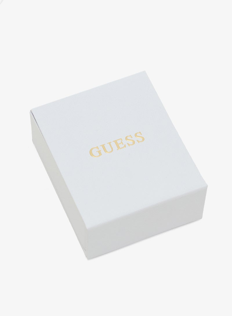 GUESS Pave Heart Y Chain Necklace - Image 4