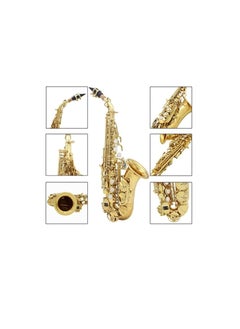 Megarya Megarya B Flat Alto Saxophone, Gold Lacquer Finish With Soft Case  - Image 2