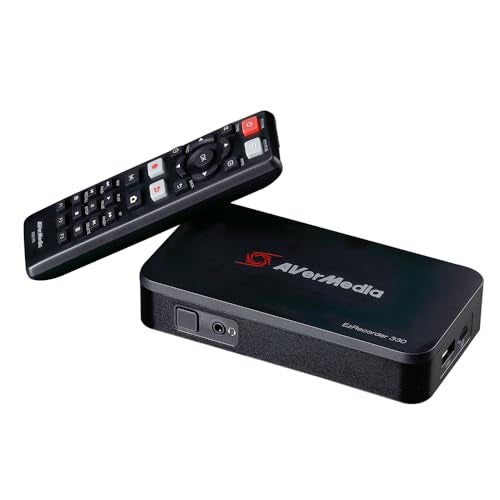 AVerMedia EZRecorder 330G - 4K Pass-Through and 1080p60 Video Recording, DVR with HDMI Capture, Digital Converter, Schedule Recording, No PC Required (ER330G) - Image 1
