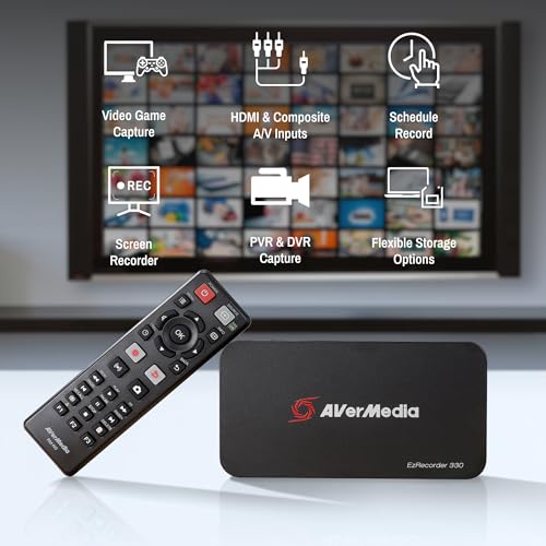 AVerMedia EZRecorder 330G - 4K Pass-Through and 1080p60 Video Recording, DVR with HDMI Capture, Digital Converter, Schedule Recording, No PC Required (ER330G) - Image 5