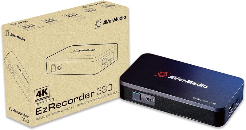 AVerMedia EZRecorder 330G - 4K Pass-Through and 1080p60 Video Recording, DVR with HDMI Capture, Digital Converter, Schedule Recording, No PC Required (ER330G) - Image 2
