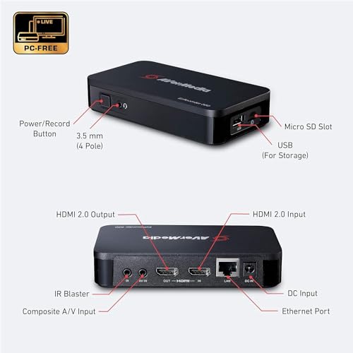 AVerMedia EZRecorder 330G - 4K Pass-Through and 1080p60 Video Recording, DVR with HDMI Capture, Digital Converter, Schedule Recording, No PC Required (ER330G) - Image 3