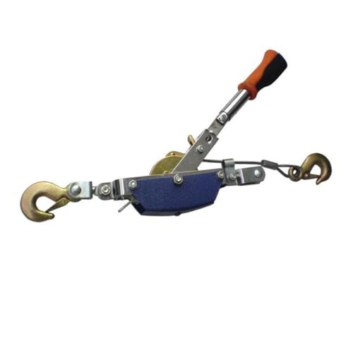 American Power Pull 1 Ton Portable EZ Puller EZ2000 Cable Puller with 8 Ft Galvanized Cable Collapsible Handle OSHA ASME Compliant Includes Molded Carrying Case - Image 1