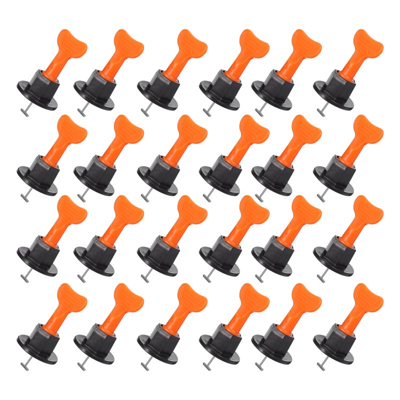 1 Pack/50 Sets Rotating Floor Tile Leveling Tool Changing Steel Leveler - Image 1