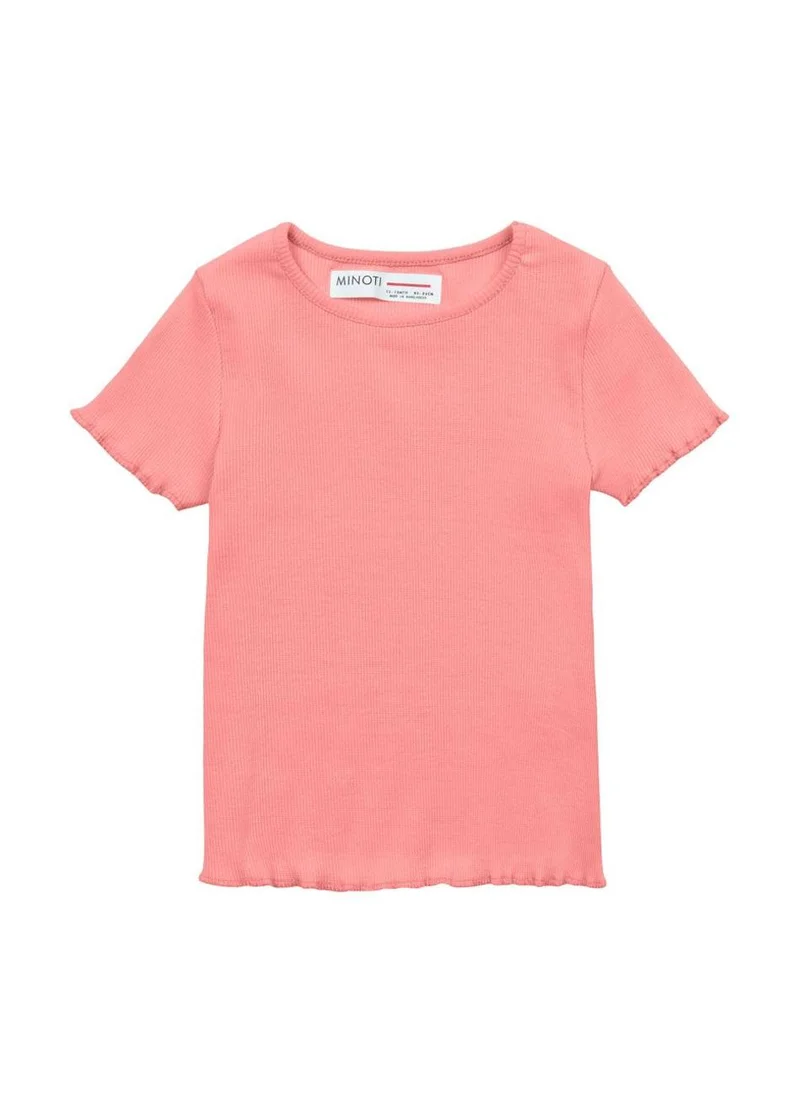 MINOTI Teen Boys  Ribbed T-shirt