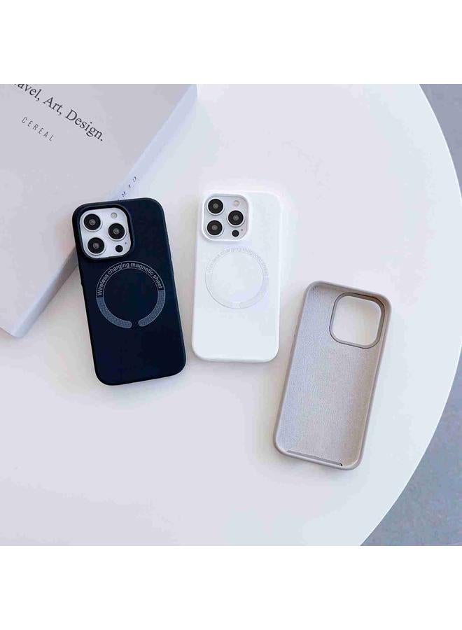 اس-توب جراب هاتف iPhone 15 Pro MagSafe المغناطيسي السائل من السيليكون - Image 3