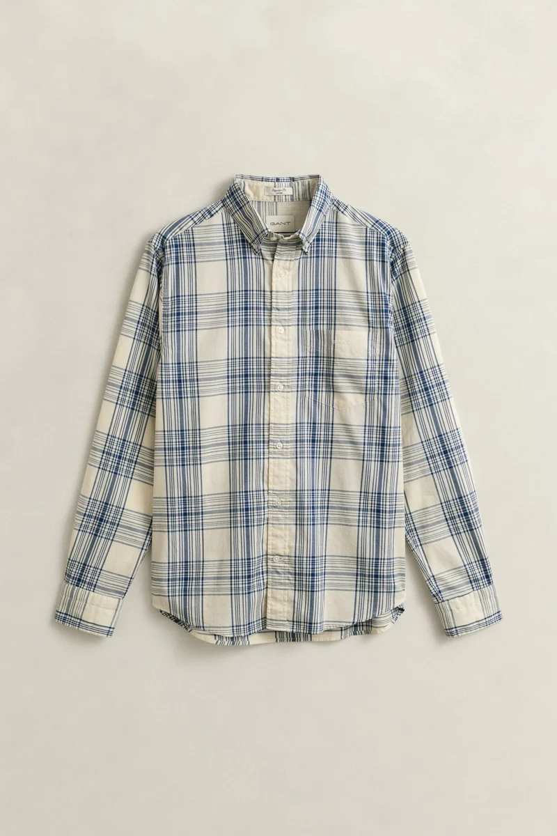 Gant  Regular Dreamy Oxford Check Shirt for Men | Best Price UAE