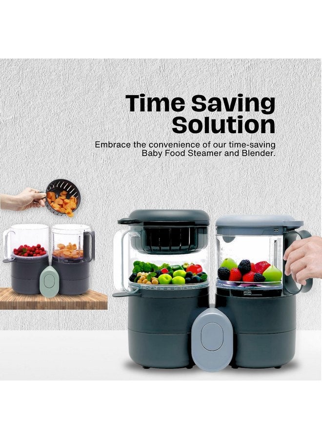 Goodscious Baby Food Maker Steamer and Blender - Multifunction Baby Food Processor and Steamer w/Baby Blender, Defrosting & Reheating - Time Saving Baby Food Grinder - Baby Food Blender and Steamer (2 Liters)  - Image 5