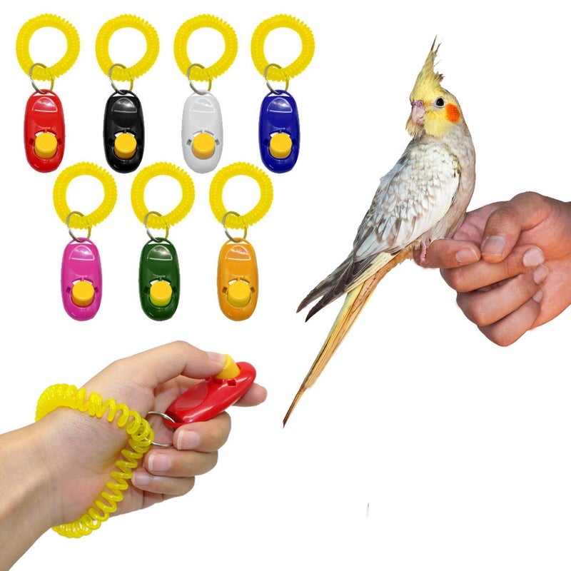 Sage Square جهاز تدريب الحيوانات الأليفة مع حزام للمعصم للطيور/الببغاوات/الكوكاتيل/البادجي/الببغاء الأفريقي/الكوكاتو (عشوائي) - Image 1