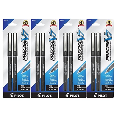 Pilot Precise V7 Fine Premium Capped Rolling Ball Pens - Image 2