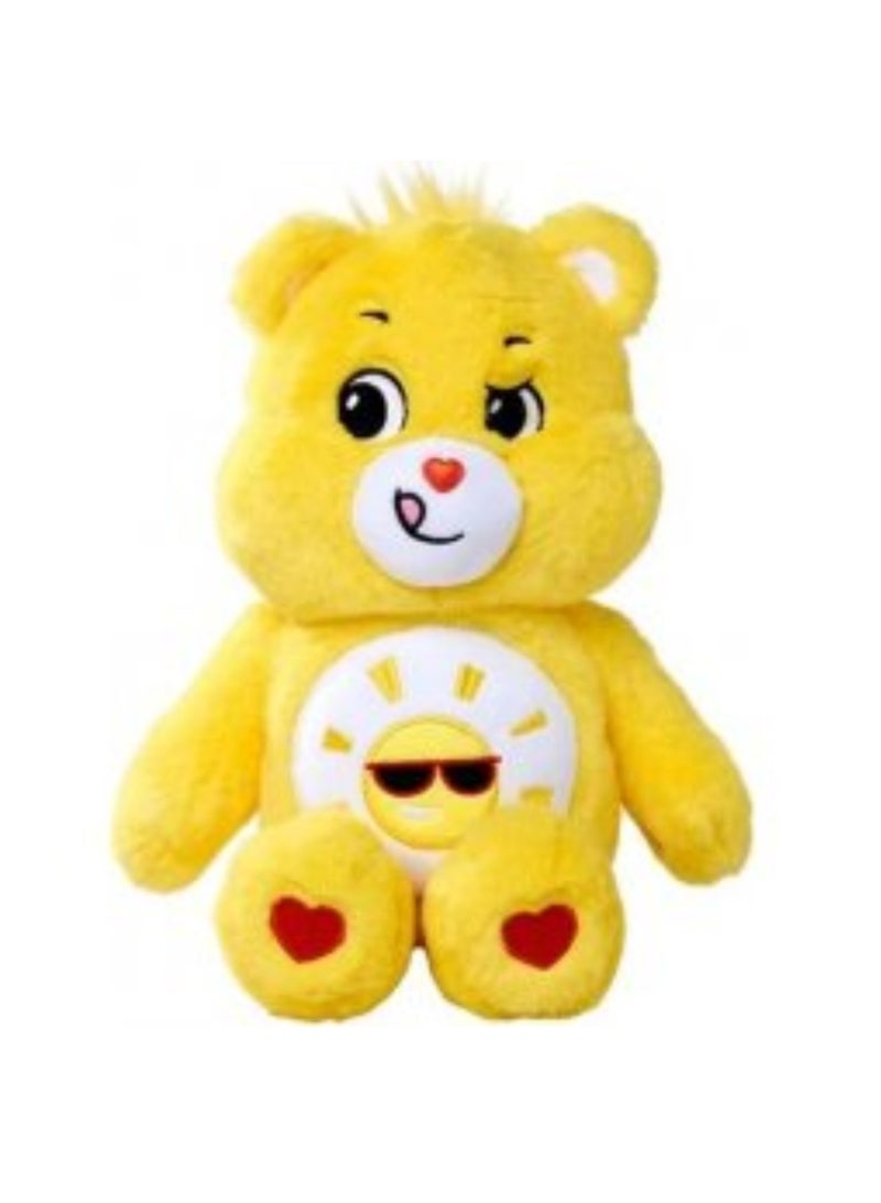 Care Bears Funshine Bear Plush Toy, 35cm Soft Cuddly Stuffed Teddy for Kids - Image 2