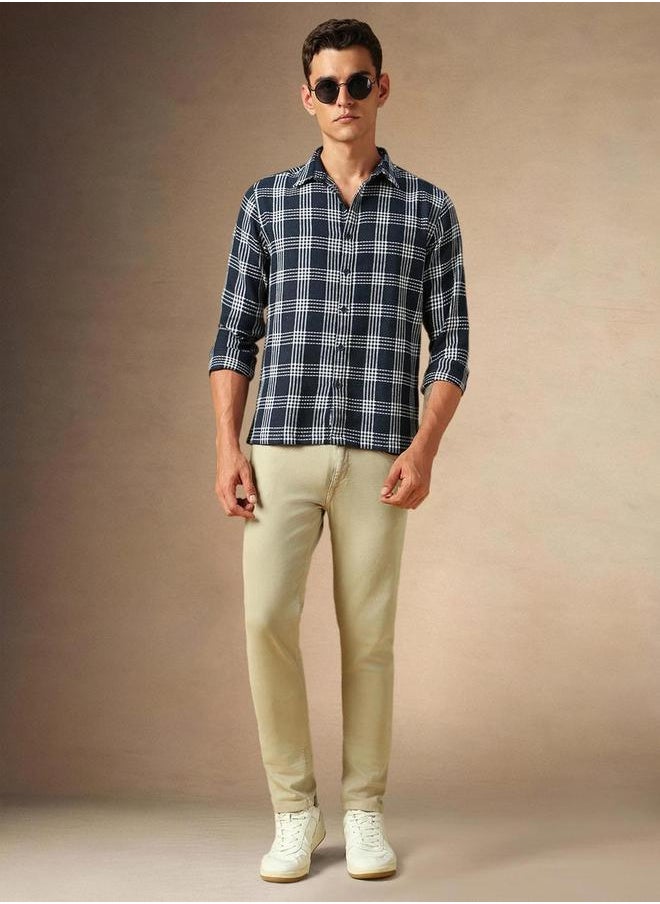 Dennis Lingo Checked Long Sleeves Button Down Shir by Styli  - Image 2