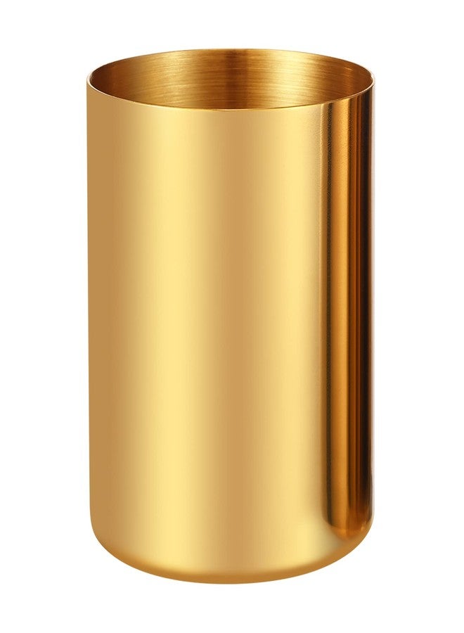 Tofun Gold Pen Holder for Desk, SUS304 Stainless Steel Pen Organizer for Desk, Pencil Holder,Pencil Cup,Pen Cup,Desktop Stationery Organizer - Image 1