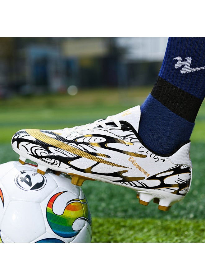 Children's Soccer Shoes For Boys, Long Spike Tf Velcro Cleats, Boys' Assassin 15 Elementary School Ag-specific Shoes For Boys