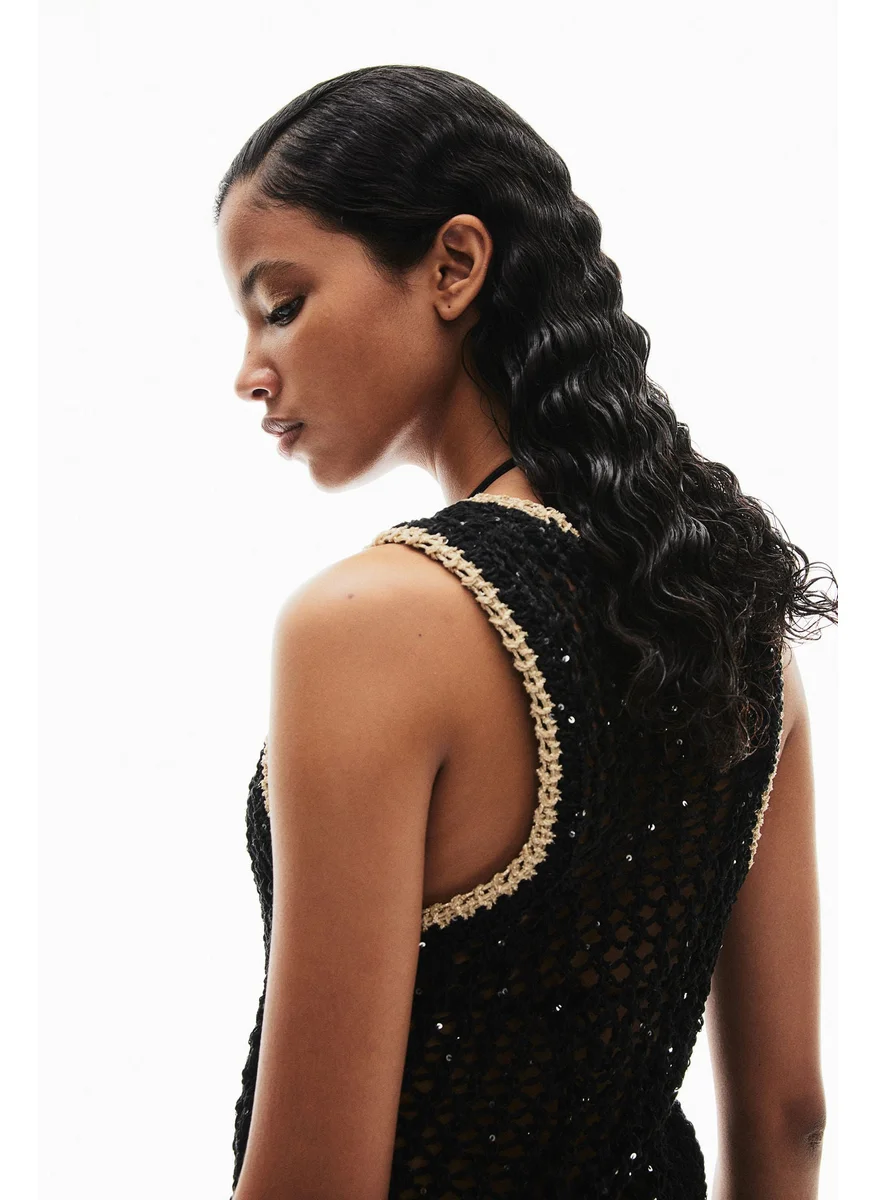 H&M Hole-Knit Vest Top
