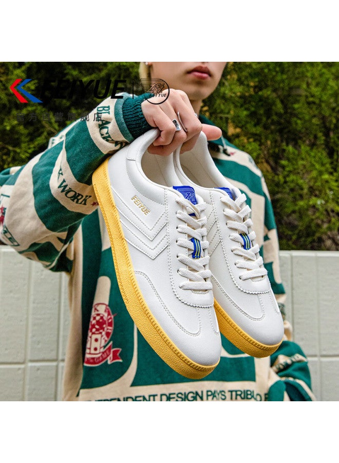 Leap Official Men's Shoes Canvas Shoes Men Summer New Breathable Casual Shoes Men Apricot 43 - Image 1