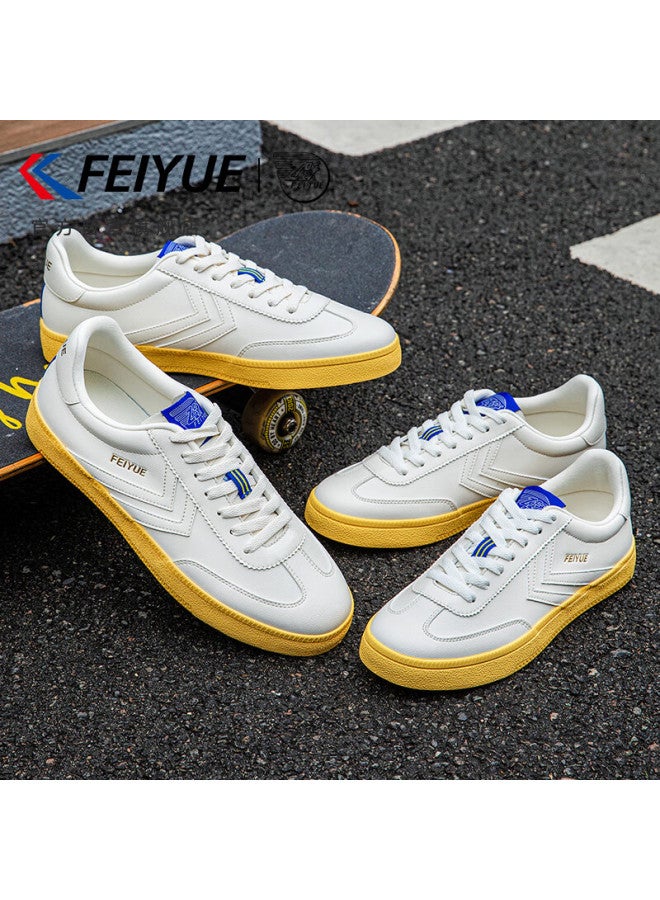 Leap Official Men's Shoes Canvas Shoes Men Summer New Breathable Casual Shoes Men Apricot 43 - Image 2