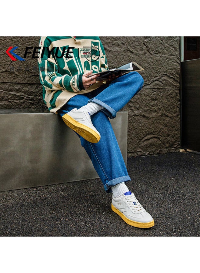 Leap Official Men's Shoes Canvas Shoes Men Summer New Breathable Casual Shoes Men Apricot 43 - Image 4