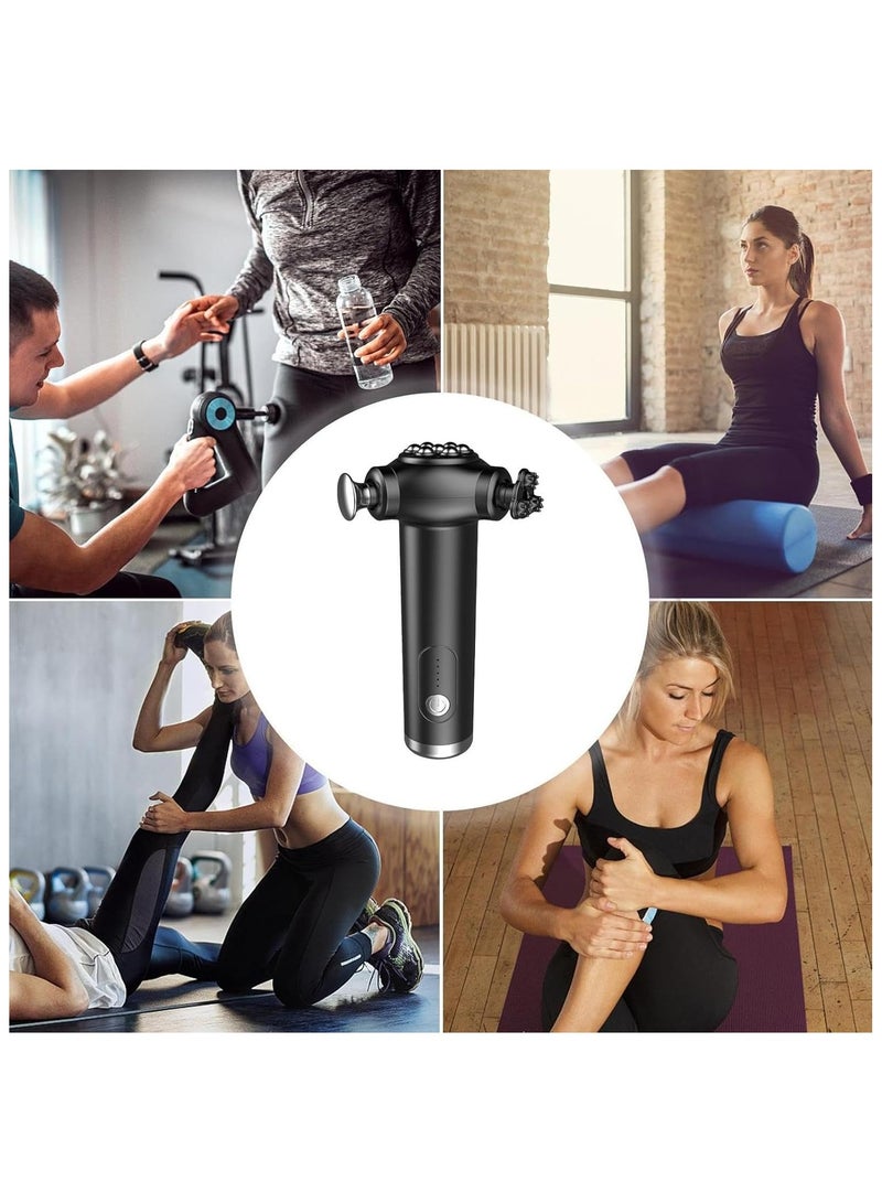 BlueFire Portable Deep Tissue Massage Gun with Quiet Motor, 6-Speed Percussion Therapy, USB-C Rechargeable Handheld Muscle Massager for Athletes and Recovery - Image 5