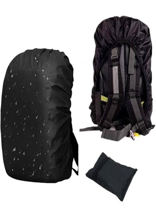 Portible Rain Proof Backpack Cover for School Bag, Waterproof Dust Resistant Bag Protector, Adjustable Elastic Anti-Slip Cover for Kids School Backpack, Travel & Outdoor Protection(Pack of 2) - Image 4