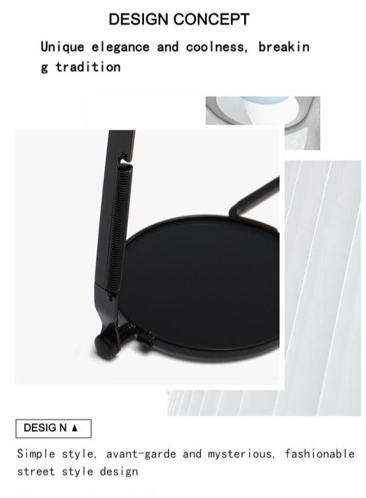 Ucanbe Y2K Steampunk Fashion Sunglasses - Image 4