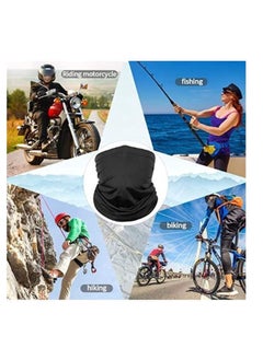 ECVV Outdoor Ice Silk Breathable Face Cover Neck Gaiter, Idea for Riding Fishing Ski Snowboard Running Climbing Motorcycle with Effective Protection for Sun and Dust- One Size  - Image 3