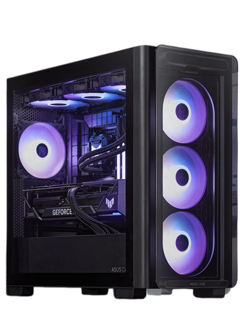 NANOTECH - Cosmic Inferno Gaming PC - Intel Core i7-14700K Processor, 20 Cores & 28 Threads, DDR5 64GB (2*32) Ram, Nvidia GeForce RTX 4060Ti OC Edition 8GB GDDR6X Graphics Card, 2TB NVMe M.2 SSD, 3 Fan AIO Liquid Cooler, 750W 80 Plus Power Supply, Windows 11 Pro | Wi-Fi - Image 1