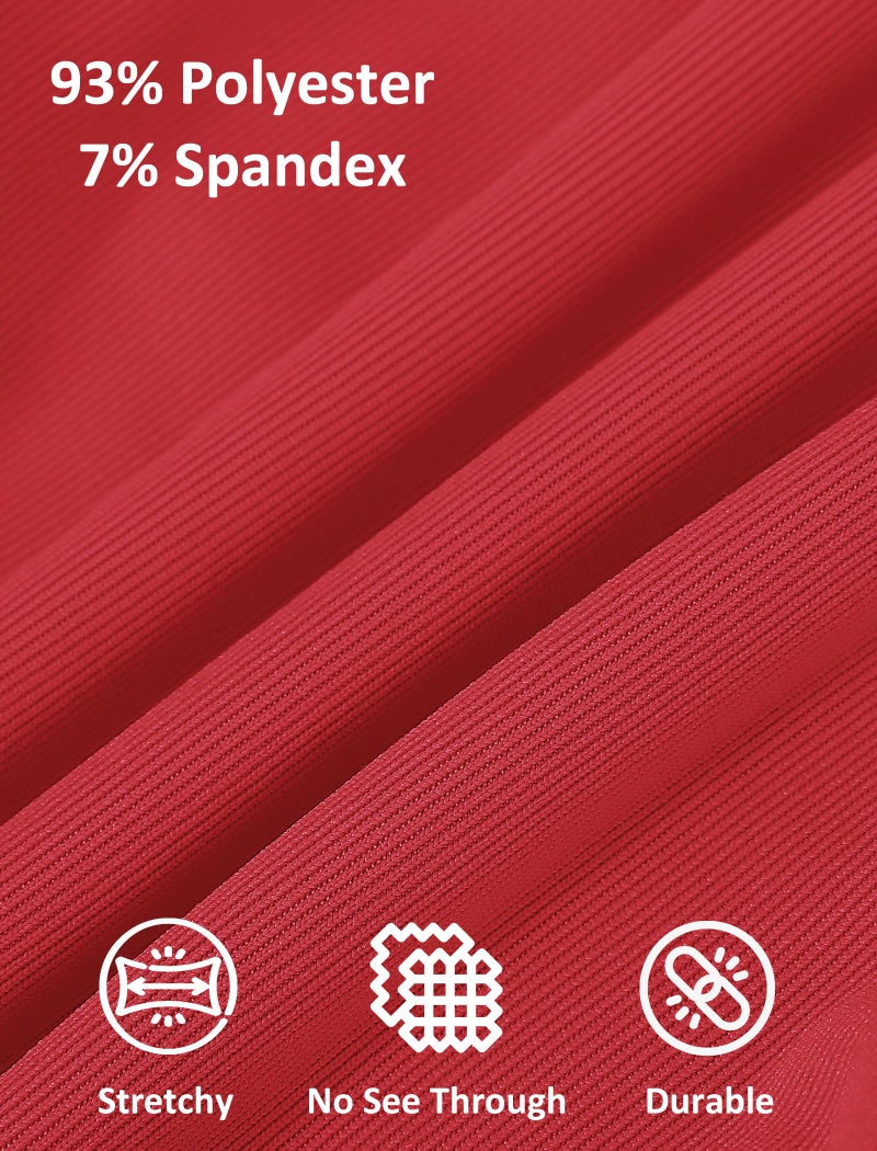 EXARUS Girls Teen Dresses Ruched Sleeveless Spaghetti Strap Summer Mini Bodycon Tight Pencil Fitted Dress Dance Junior Ribbed Casual Spring Easter Red 10Y - Image 4